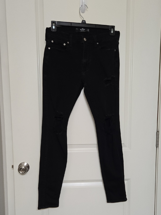 Hollister Denim - Hollister Black Skinny Ripped Women’s Jeans